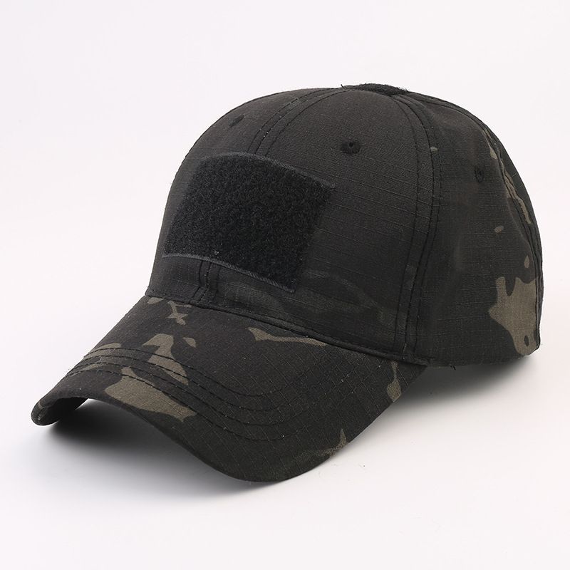 Arrival Camouflage Hat Handsome Military Fans Outdoor Python Baseball Cap Men's Tactical Peaked Cap Military Training for Middle and Large Students