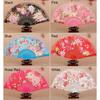 Flower Pattern Lace Hand Fan Foldable Vintage Hand Fan Creative Chinese Style Fan  Dance Party