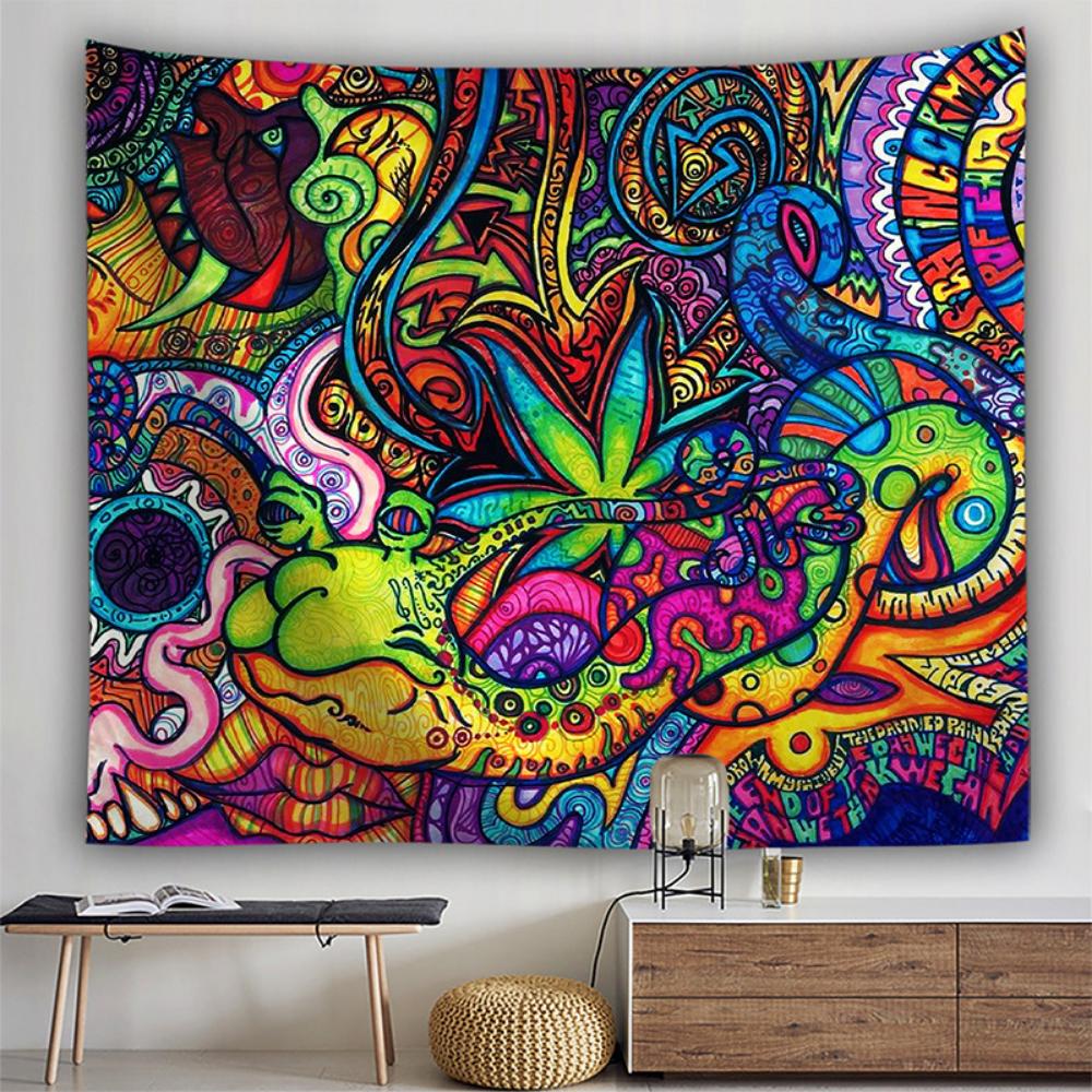 Богемная подвесная ткань, обои для комнаты, спальни, фоновый гобелен, персонализированный гобелен, украшение для гостиной, живопись