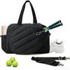 Badminton Bag Women's 48×19×31cm, Buffer Sport Bag Large, Tennis Bag with Racket Compartment, Travel Bag for Women Fitness Gym Bag with Wet