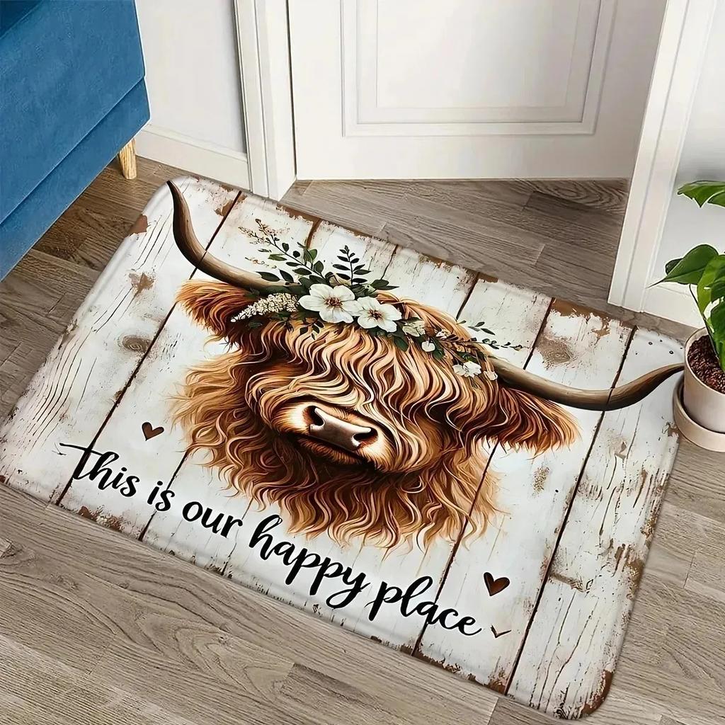 1PC Dance Pattern Kitchen Rug Non-Slip Door Mats Pop design Bathroom Rug Bath Mat Carpet for Home Sink Laundry Decor