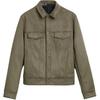 Solid Color Casual Lapel Long Sleeve Jacket Men Jackets Dark-Beige 3548689-731