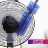 Microfiber Fan Cleaning Brush Washable Bendable Cobweb Duster Dust Duster Brush  For Electric Fans