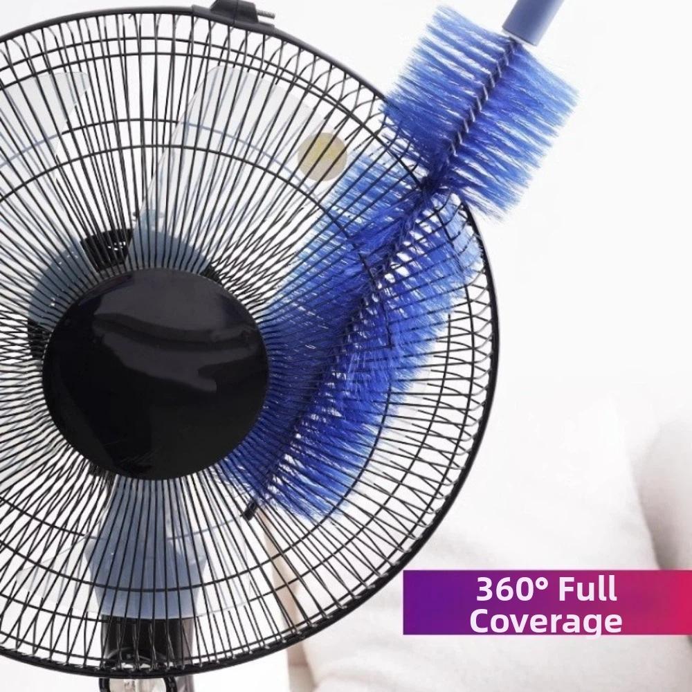 Microfiber Fan Cleaning Brush Washable Bendable Cobweb Duster Dust Duster Brush For Electric Fans