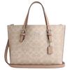 Сумка-тоут Mollie 25 Signature Canvas CV965-SVPWH