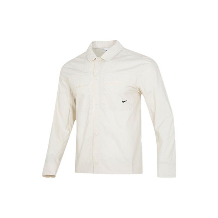 Nike Рубашки Мужские Белые Лацкан Умеренный Другое DM6640-104