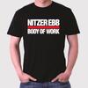 Черная футболка унисекс Nitzer Ebb Body Of Work с обложкой альбома
