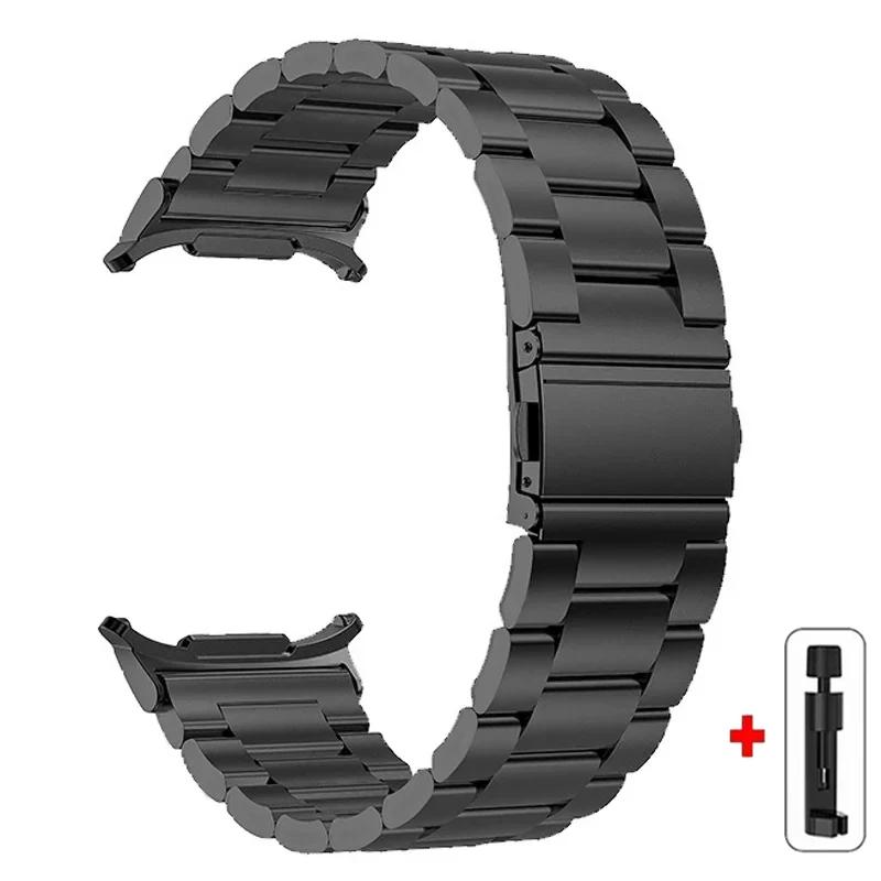 Миланский ремешок из нержавеющей стали для Samsung Galaxy Watch Ultra 47 мм Без зазоров Металлический браслет Сменный ремешок Аксессуары