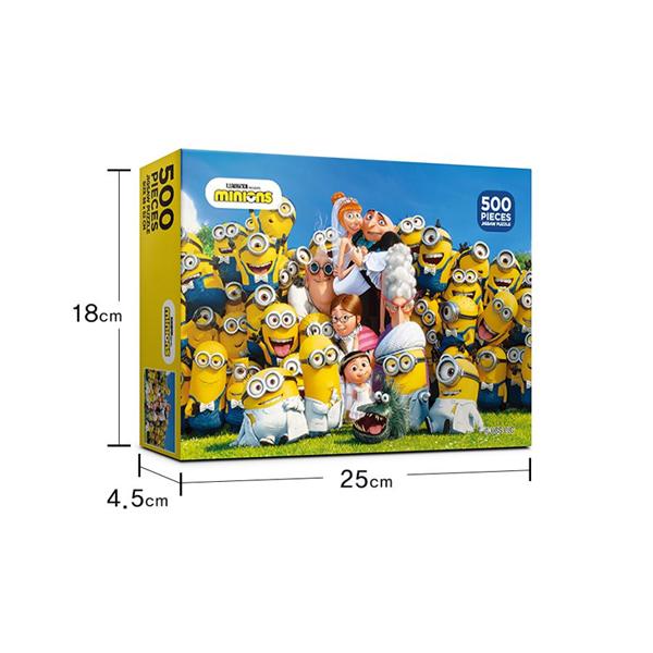 Minions Fun Wedding Jigsaw Puzzle AL5301, Mixed Colors, 500 Pieces Jigsaw Puzzle, Childrens Games, Educational Toys