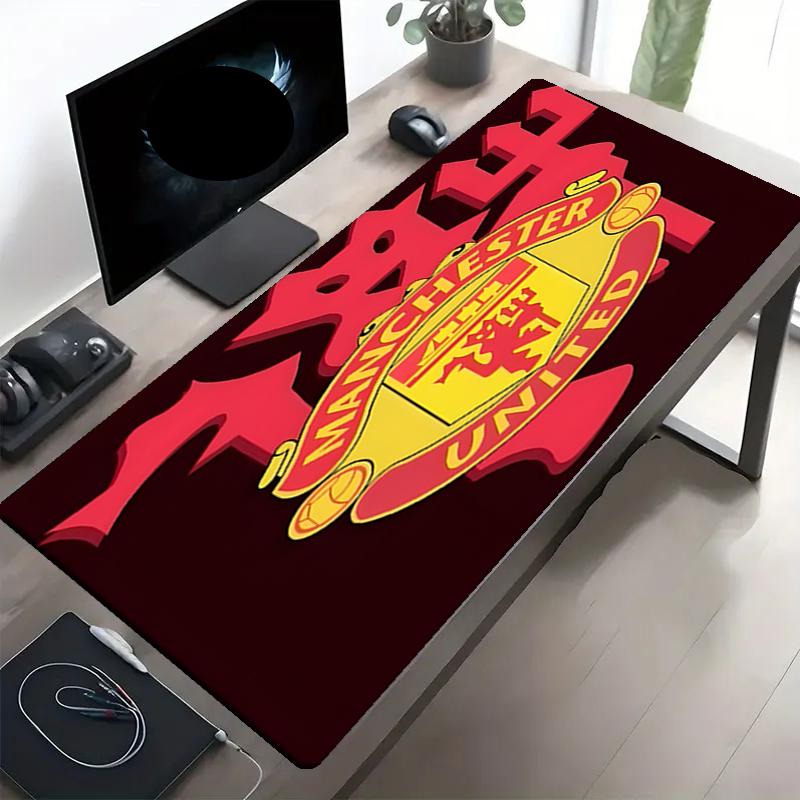 Football United F.C Print Mouse Pad, Anti‑Slip Desktop keyboard Mat, for PC Laptop Gaming Working Daily Use, Cool Festival Surprise Gift