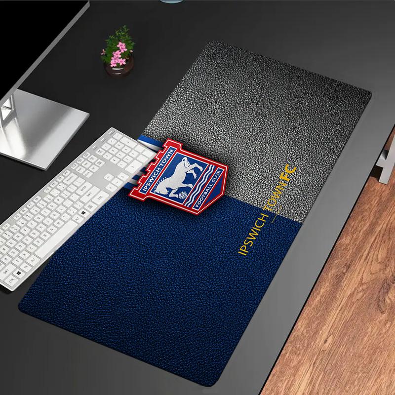 Ipswich Town Football Club Crest mouse pad, rubber base, esports desk mat, mouse pad for gamers and office use, gaming desk , easy to clean mat