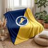 Millwall Football Print Flannel Blanket, Soft Warm Lightweight Throw Blanket for Sofa Bed Camping