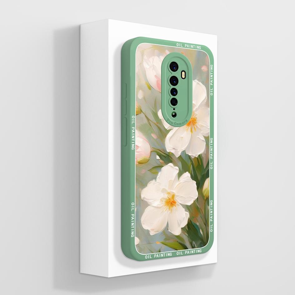 For OPPO Reno 2 3 4 5 2F 2Z 4F 5F 5K 5Z Lite Pro Phone Cases Beautiful Label Butterfly Patterns Soft Silicone Anti Drop Protective Shell For OPPO Capa