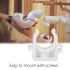 20pcs U-Shaped Pipe Clips Plastic Pipe Holders Durable Pipe Clamps  Gas Pipe Support