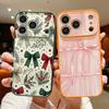 Чехол с узором из разноцветных бантиков Для iPhone 17 Pro Max iPhone 16 Pro Max 15 14 13 Магнитный Для Magsafe Гибридный ТПУ+ПК Матовая Крышка