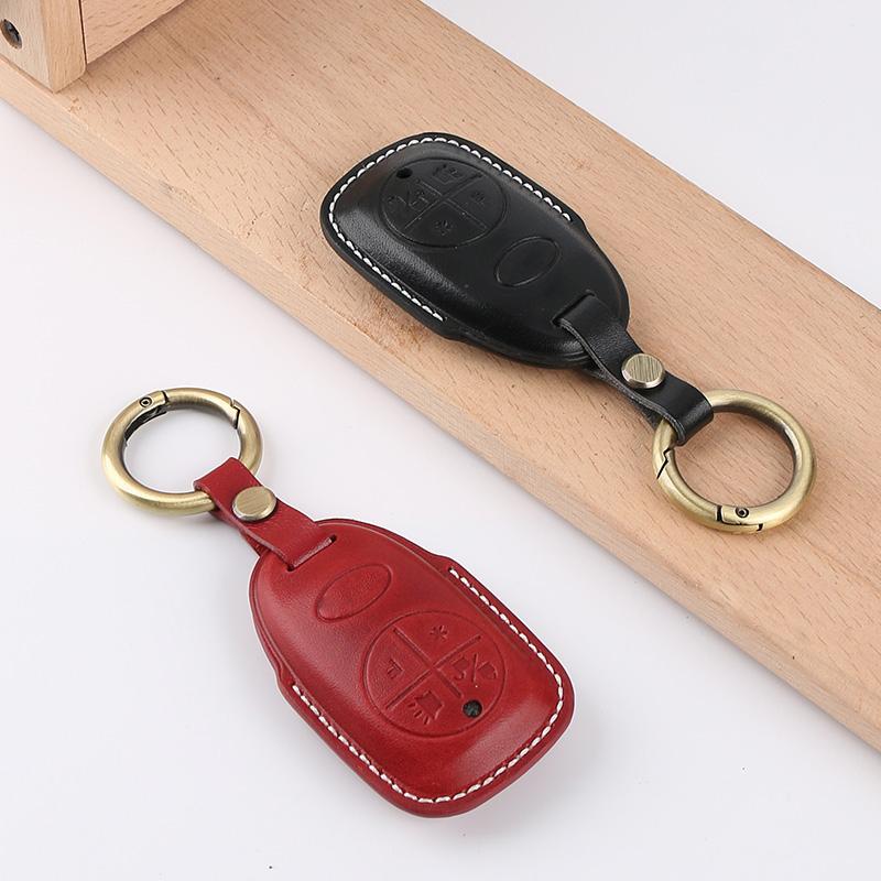 Styling Mouldings 4 Buttons Smart key For Vespa GTS 300 GTS300 Keychains Smart Genuine Leather Case Fob Cover Kit Motorcycles Ke