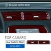 Наклейка из углеродного волокна на интерьер для Chevrolet Camaro 2010-2011, крышка панели кондиционера