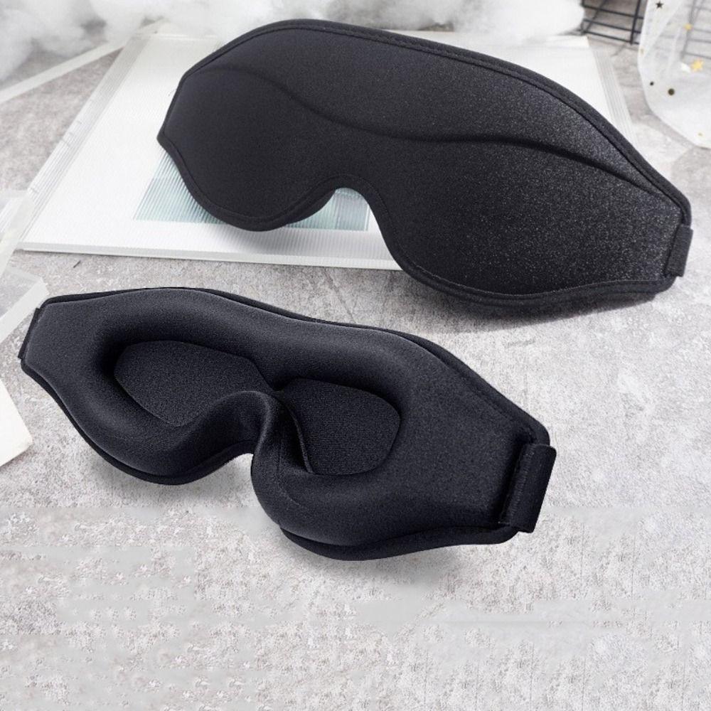 Light Blocking 3D Sleep Mask Soft Sleeping Blindfold Portable Blackout Eye Shade Household