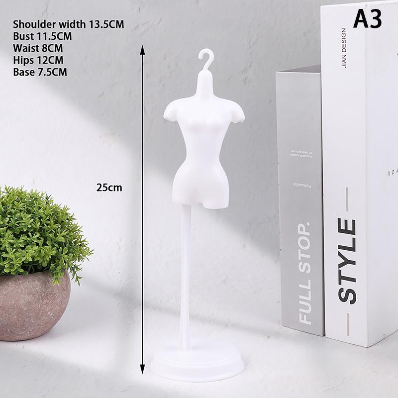 Инновационная шкала 1:6 мини черно-белых подставок для дисплея, держателей, стоящих игрушек, кукол, аксессуаров, платье, одежда, манекен, модель