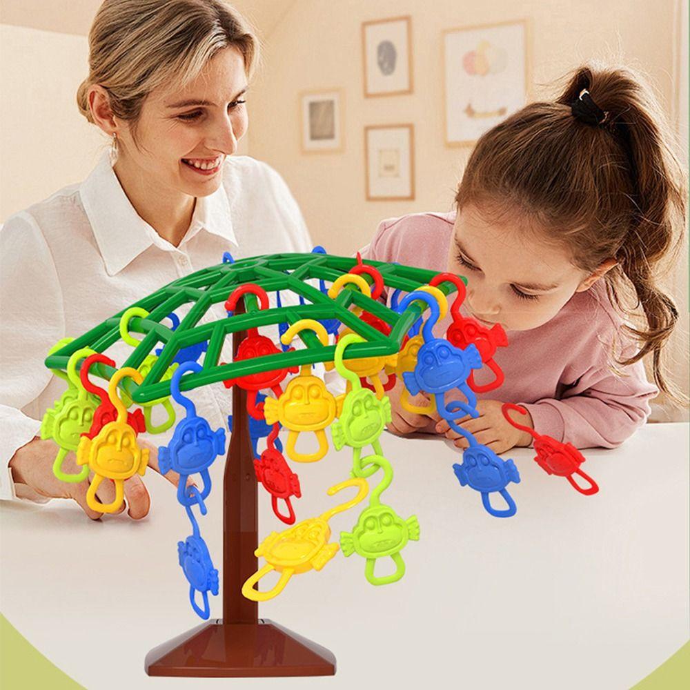 Hanging Monkey Kids Balance Toy Desktop Game Balance Game Toy Monkey Climbing Tree Toy Kids