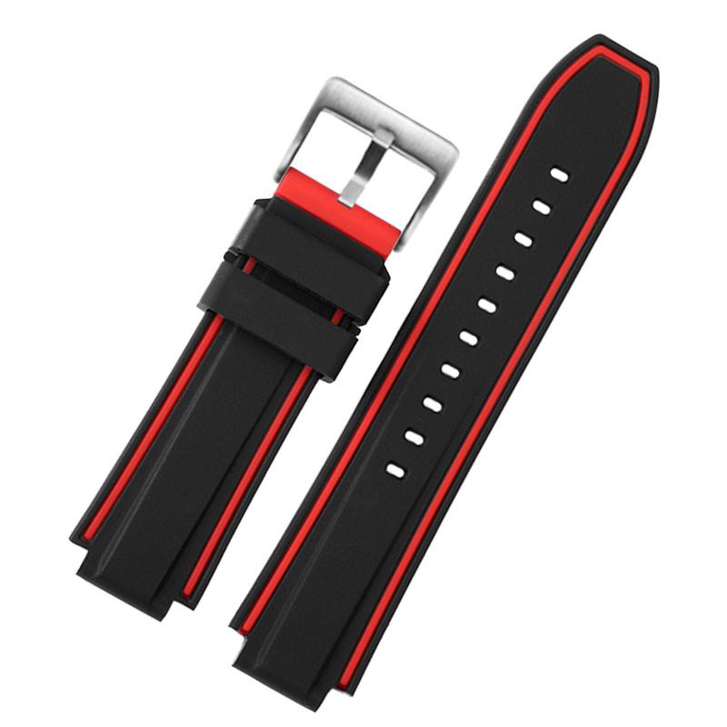 Силиконовый ремешок Для Timex E-tide Compass T2n720 T2n721 Tw2t76300 Tw2t76500 T45601 Резиновый мужской ремешок для часов Спортивный ремешок бесплатный инструмент
