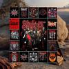 1PC Rock Metal Music Band Collage Flannel Blanket Gift, Suitable for Both Men And Women, Soft Ideal for Beds And Sofa, Birthday Or Christmas Gift