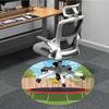 1pc mickey mouse Chair Carpet for Office Non Slip, Lightweight, Machine Washable Rug for Office Holiday Decor