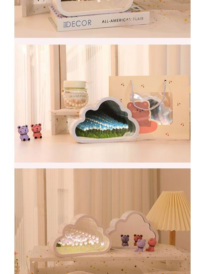 DIY Cloud Tulip Night Light - Handmade Flower Lamp, Perfect Birthday Gift for Girlfriend or Best Friend