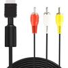 Audio Video AV Cable Cord RCA TV Stereo Cable Cord for Playstation PS1 PS2 PS3