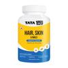 Tata 1mg Капсулы Supreme Biotin для волос, кожи и ногтей с коллагеном, цинком, железом и витамином B, Для мужчин и женщин, Упаковка 60 шт.