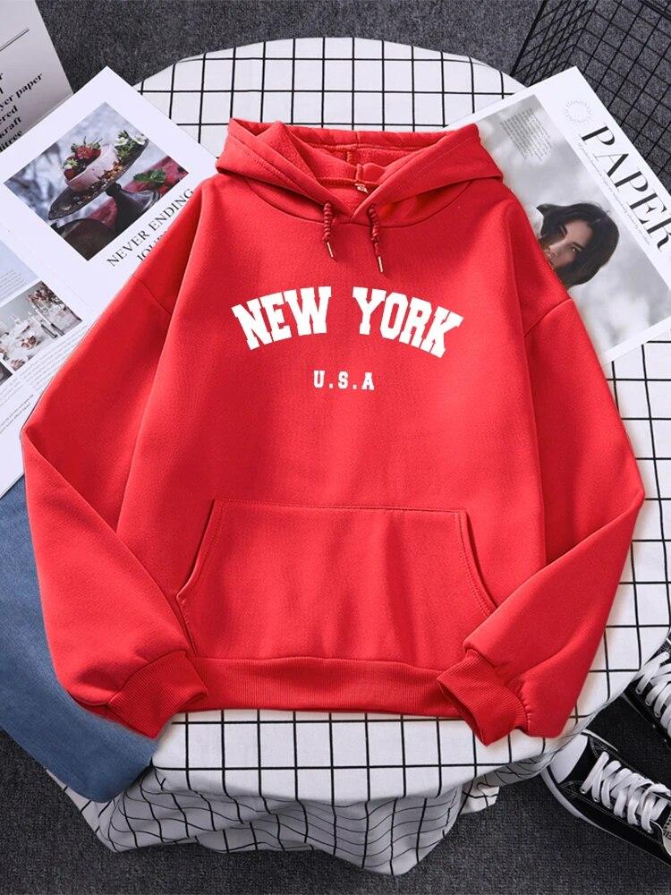 Men's And Women's Long Sleeves Joggers Brand New York Oversized Sweatshirt New York Women Sweatshirt New York Hoodie