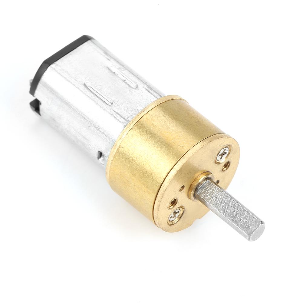 DC6V 14MM N20 Micro Metal Gear Box Пылезащитный двигатель для робота DIY (100 об/мин)