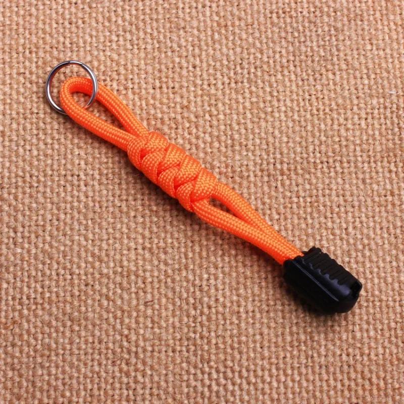 Multi-purpose Keychain Holder Durable Strong Polyester Lanyard Creative Zipper Puller Knife Keychain Pendant