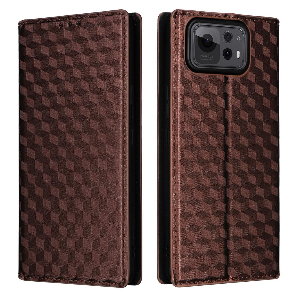 Для Asus Zenfone 12 Ultra 5G Чехол-кошелек Кожаный чехол для телефона с ромбовидным тиснением