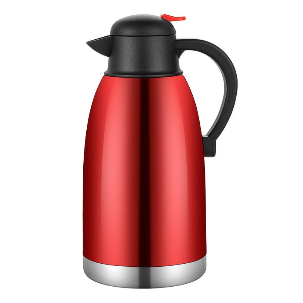 2L Thermal Coffee Jug Stainless Steel Insulated Kettle Durable Thermos Flask Living Room