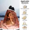Pink Ballerina Elegance Blanket Soft Throw Blanket For Home Bedroom Bed Sofa Travel Office Solid Christmas Blanket