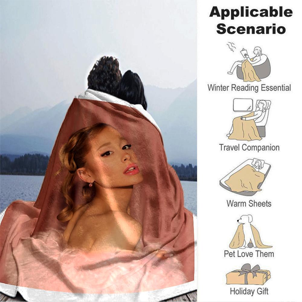 Pink Ballerina Elegance Blanket Soft Throw Blanket For Home Bedroom Bed Sofa Travel Office Solid Christmas Blanket