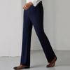 Men Bell Bottom Flare Pants Slim Fit Breathable Stretch Formal Dress Trousers Vintage