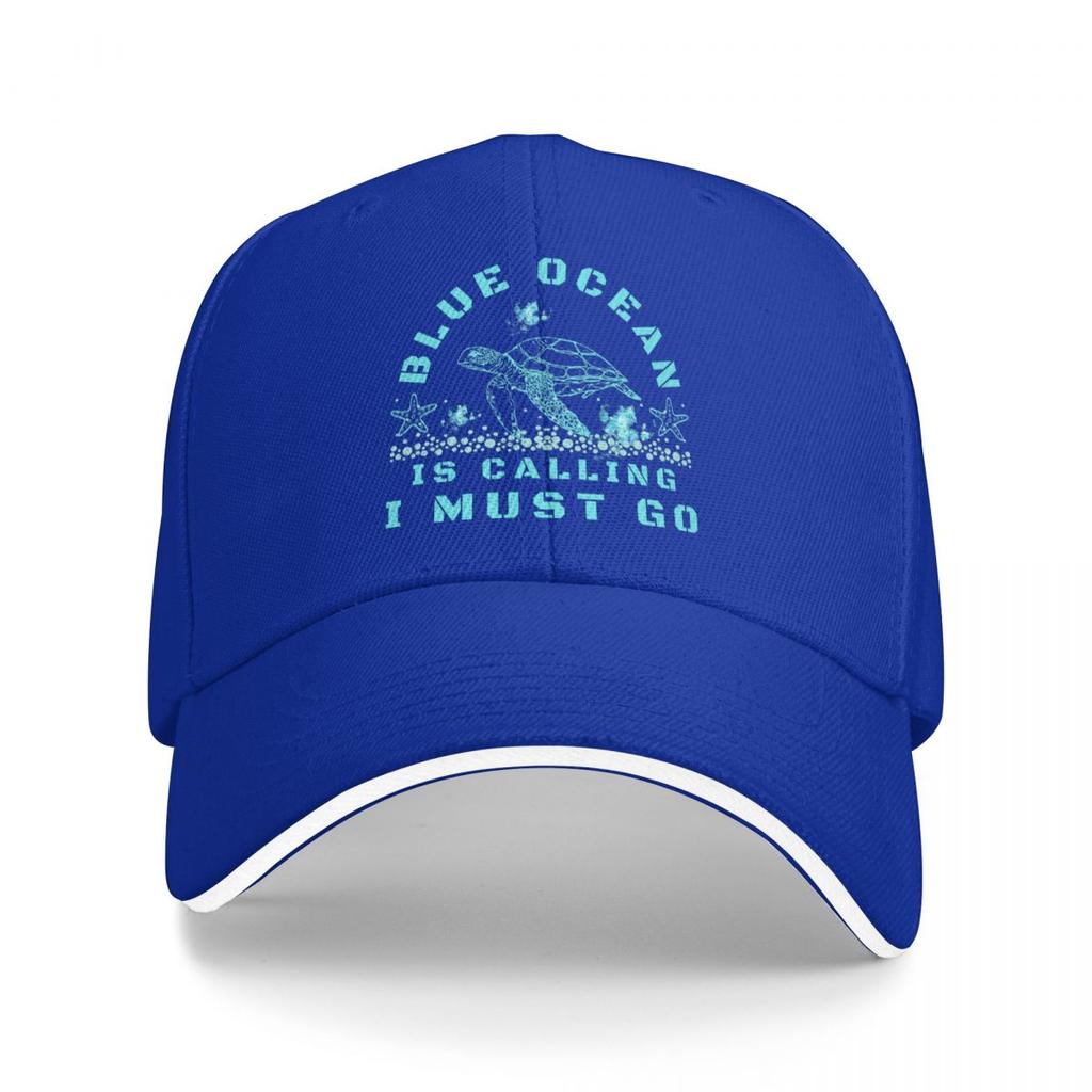 Baseball Caps The Ocean Is Calling Turtle Lover Sea Thermal Awesome Casquette FeUnisex Unisex Sport Spring Caps