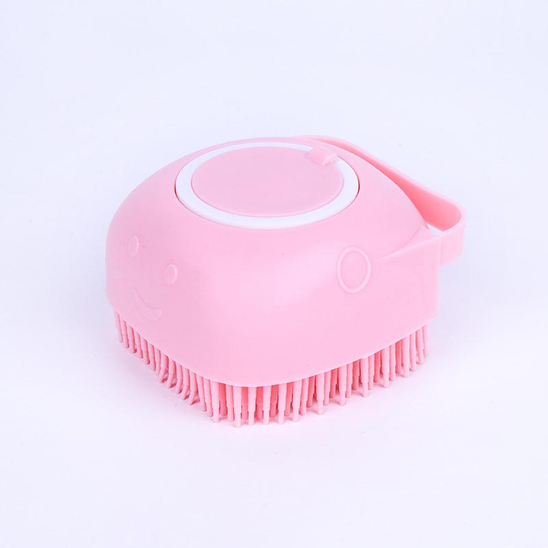 Pet Bathing Brush Soft Silicone Massager Shower Gel Bathing Brush Clean Tools Comb Dog Cat Cleaning Grooming Supplies