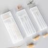Transparent Frosted Pencil Case Pencil Case Korean Small Fresh Stationery Simple Multi-functional Creative Pencil Case