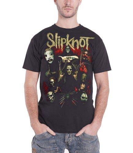 Slipknot Men's Come Play Dying Short Sleeve T-Shirt, Black, Large