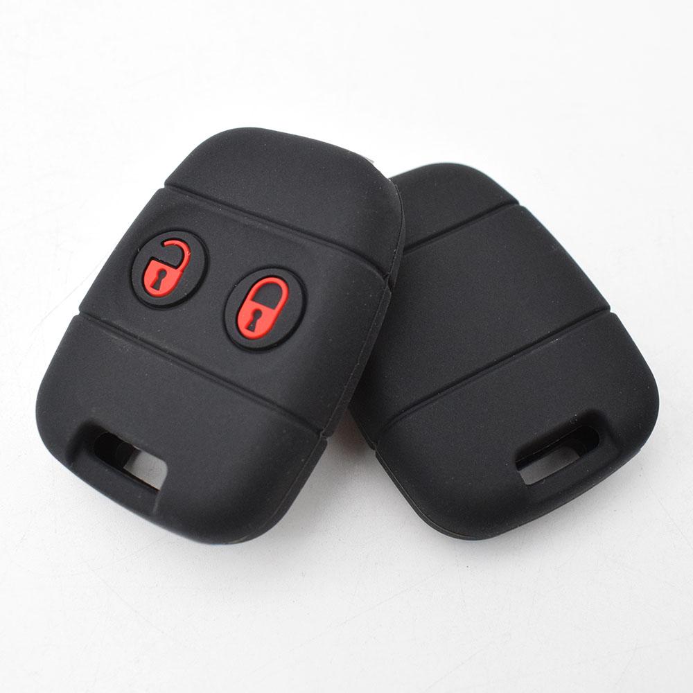 2 Buttons Remote Key Case For Land Rover Defender Freelander Rover 25 45 100 200 400 MG ZS ZR MGF Silicone Key Fob Shell Cover