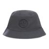 STONE ISLAND Хлопковая шляпа-рыбака с логотипом, унисекс, черная 811598161-V0029