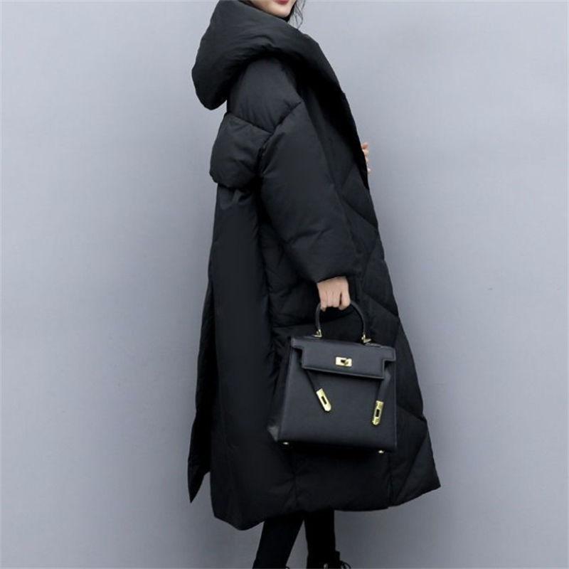 Новая зимняя толстая теплая куртка средней длины с хлопковой подкладкой, пальто, женские зимние куртки с хлопковой подкладкой в ​​корейском спортивном стиле Parker