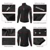 Cycling Jerseys WOSAWE Winter Thermal Fleece Warm Coat Tops
