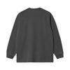 Carhartt WIP Мужская футболка L/S Vista Свободный крой Квадратная бирка Круглый вырез Длинный рукав Топы Серый I030779-87-GD