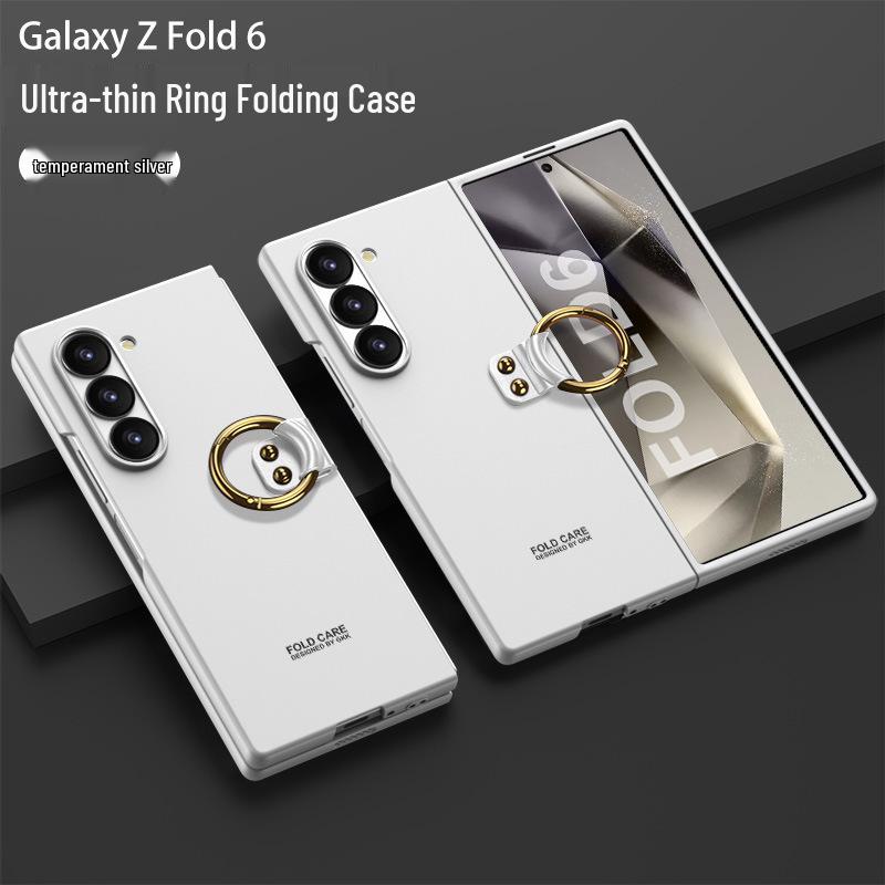 Ультратонкий персонализированный защитный чехол GKK с кольцом для Samsung Z Fold6