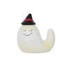 Cute Ghost Witch Hat Figurine Mini Spooky Resin Statue Witching Hour Ghost Ornaments  Dining Table