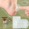 Прозрачные наклейки против мозолей на высоком каблуке - 60 штук для мужчин и женщин